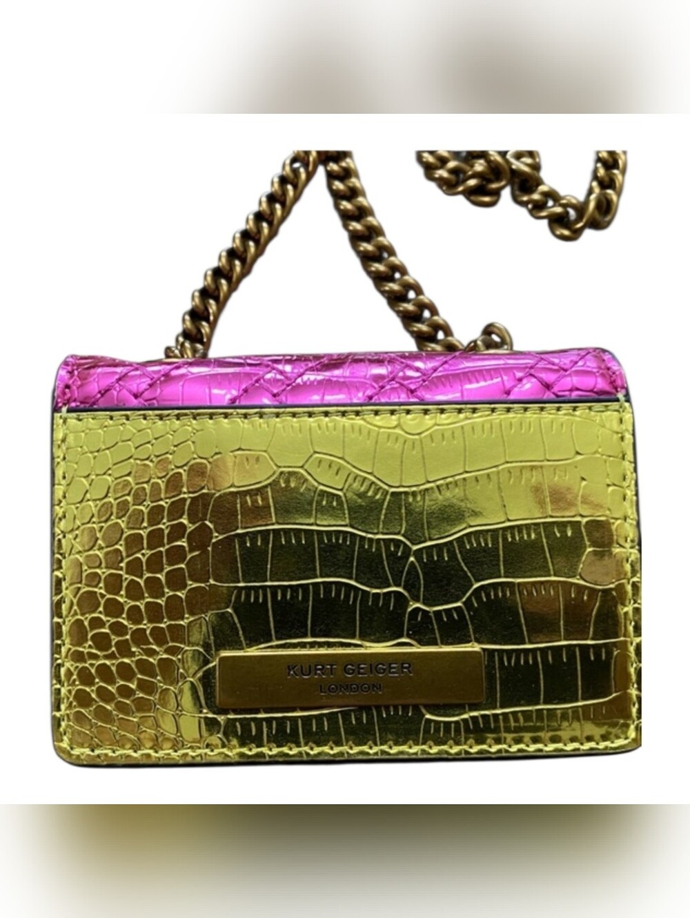 Kurt Geiger London Micro Kensington Quilted Crossbody In Box - Picture 6 of 11